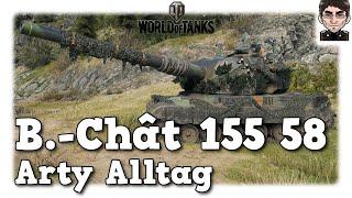 World of Tanks - Bat.-Châtillon 155 58 - Arty Alltag auf Tier 10