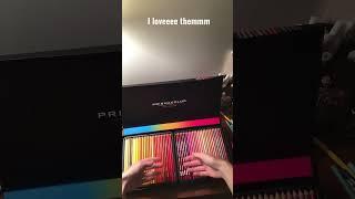 Unboxing the 150 set of prismacolor premier pencils for my birthday|EllaDraws