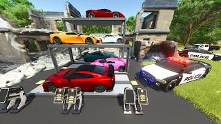 Cops Find Stolen Racecars in Abandoned House | Farming Simulator 25
