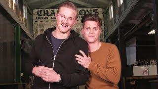 VIKINGS | Axe Throwing with Alexander Ludwig