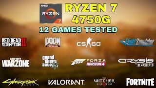 Ryzen 7 PRO 4750G (Vega 8) - 12 Games Tested in 2021 - NO Dedicated GPU