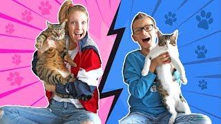 Our Cats Pick Our Slime Ingredients Challenge !!!