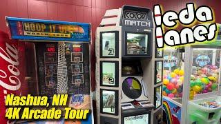 Leda Lanes (Nashua NH), 4K arcade walkthrough & tour, October 2024