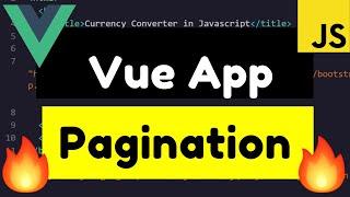 Build Simple Vue.js Pagination Using jw-vue-pagination Library Full Tutorial For Beginners