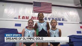 Dreams of Olympic Gold: Young gymnasts inspired by Team USA Gymnastics