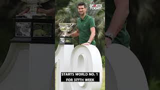 Djokovic equals Steffi Graf's record for most weeks as world no. 1 | Sports Today