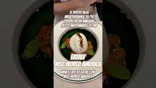 Eataly on MSC World America #food #wine #msc #eataly