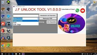 J-F Unlock Tool 2024 Erase FRP, Remover frp