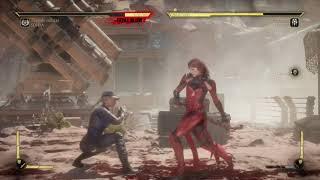 Mortal Kombat 11 - Sonya vs Skarlet Gameplay Recreation | MK11 The Reveal Event |