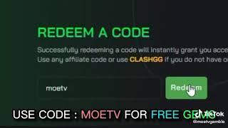 Get your free gems @ clash.gg/r/MOETV remember use code MOETV for free gems and 3 free cases :D