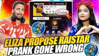 Eliza Propose Raistar Prank Gone Wrong  - Garena Free Fire Max