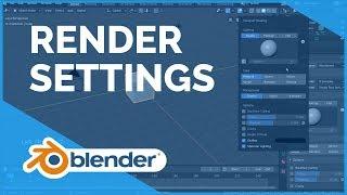 Render Settings Introduction - Blender 2.80 Fundamentals