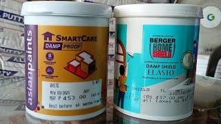 Asian paints | Damp Proof | Berger paints | Damp Shield Elasto | Dampstop | New Shop| hardware Store