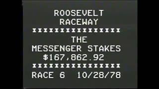 1978 Roosevelt Raceway ABERCROMBIE Glen Garnsey Messenger Stake