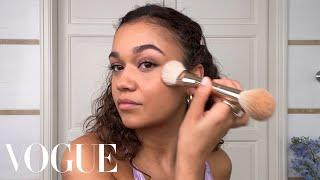 Outer Banks's Madison Bailey Only Uses Highlighter in One Place | Beauty Secrets | Vogue