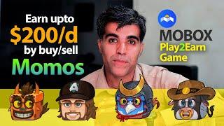 How to Earn upto $200/day from Momo NFT Buy Sell | Mobox Marketplace Guide Hindi