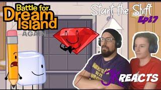 BFDIA Battle for Dream Island AGAIN REACTION Episode 17: Start the Shift