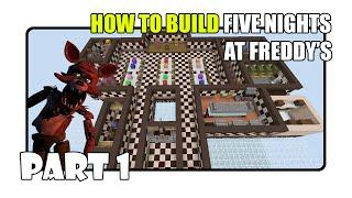 How To Build Five Nights at Freddy's Map in Minecraft - Part 1 (Fnaf 1 Map)