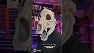 Dog Skull Mask WIP EVA Foam #cosplay #skulldog #furries #foamsmith #cosplaytutorial #fursuit