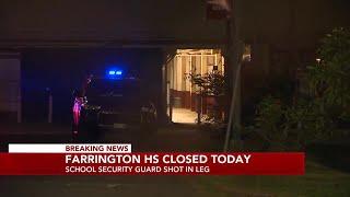 Farrington High closed Wednesday after shooting leaves security guard injured