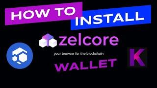 How to Setup Your Zelcore Wallet For Flux and Kadena Cryptos #crypto #flux #kadena