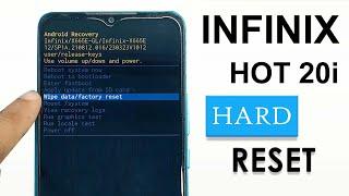 infinix Hot 20i Hard Reset | Password Lock Remove | infinix Hot 20i X665E Screen Lock Bypass |