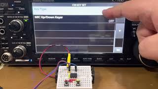 CW Keyer Type Selector for ICOM TRX