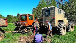 Подъехали на край деревни и были в ШОКЕ! КУЗНЯ 1700 ГОДА! НАШЛИ ТОННЫ МЕТАЛЛА! ДТ-75 ПЕРЕГРУЖЕН!