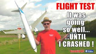 IT WAS GOING SO WELL...UNTIL I CRASHED !!! X-FLIGHT HOBBY BOEING 737-8 TWIN 50mm EDF AIRLINER