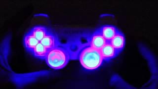 MrModz: PS3 Modded Controller with LED Button Patters, MasterMod, LED Dpad, LED Thumbsticks,