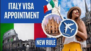 Italy Embassy Appointment New Biometric Rule for Italian Visas