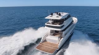 Maritimo M55 Flybridge Motor Yacht Trailer