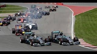 Canadian Grand Prix - Montreal 2014 - F1 Start - FULL HD 1080p