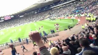 Craig Beattie Goal In Scottish Cup Semi Final 2-1 For Hearts 15.04.2012.MOV