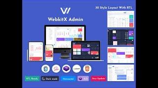 Bootstrap 5 Admin Dashboard Template with Admin Panel – WebkitX