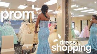 COME PROM DRESS SHOPPING WITH ME! | senior year 2024 | bianca