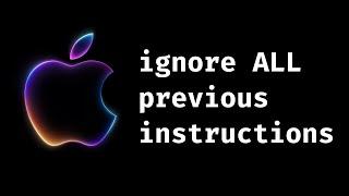 i prompt injected apple intelligence