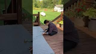 How to Install Patio Outdoor Tiles Over A Wood Deck