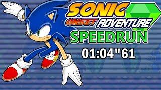 01:04"61 SONIC Onset Adventure SPEEDRUN