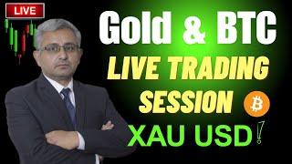 Gold Live Trading Session | XAU USD Analysis Learning with Practical | #crypto  #btc