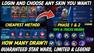 HOW TO GET SKIN CHEAPEST? (TRICK DRAW) STAR WARS RESALE EVENT 2024 - MLBB