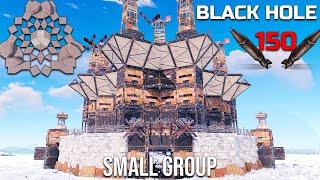 BLACK HOLE - OFFLINE BEAST with 6 HIDDEN BUNKERS , FLOOR STACKING & 6 WALLS in RUST (150 ROCKETS)