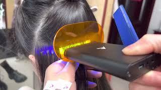 v light hair extension new technology