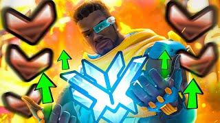 1 BUFFED Top 500 BAPTISTE vs 5 Bronze Players - Who wins?! (Overwatch 2)