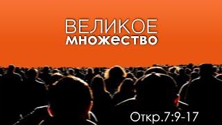 Великое МНОЖЕСТВО ХРИСТИАН на небе. Они пришли от ВЕЛИКОЙ СКОРБИ | книга ОТКРОВЕНИЕ | 18