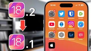 How to Downgrade iOS 18.2 to iOS 18.1!