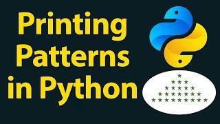 Printing Patterns in Python (Printing Stars '*' in Pyramid Shape)