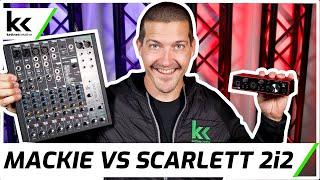 Mackie ProFX10v3 VS Scarlett 2i2