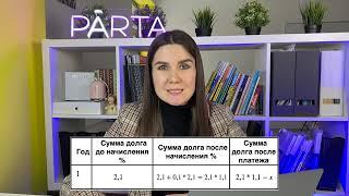 Аннуитетный платеж | Профильная математика ЕГЭ PARTA