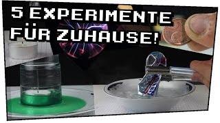 5 Experimente für zuhause! - Heimexperimente #13